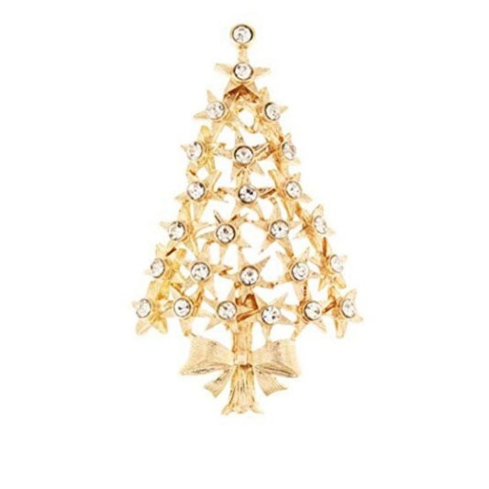 Design Lab Star Christmas Tree Brooch